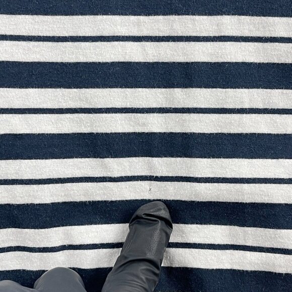J. Crew Navy and White Striped Midi Dress - Picture 8 of 14